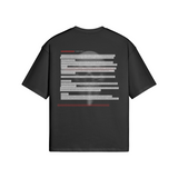 Dead Air Collective Archive Drop: Dead Air Definition Tee— black paranormal streetwear, back view